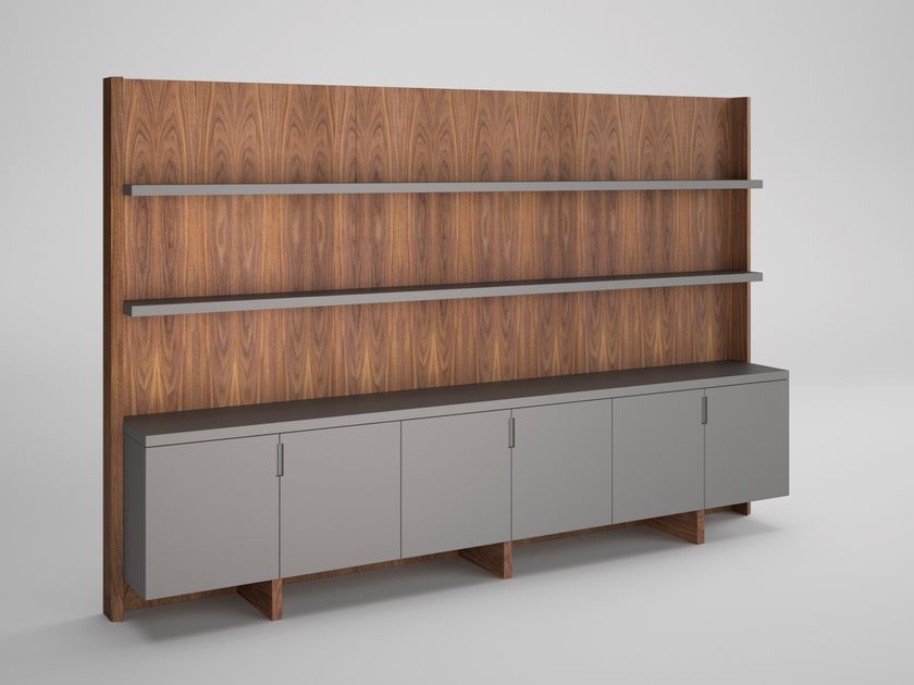 FREEPORT Freestanding wood veneer office shelving By Ofifran | design ...