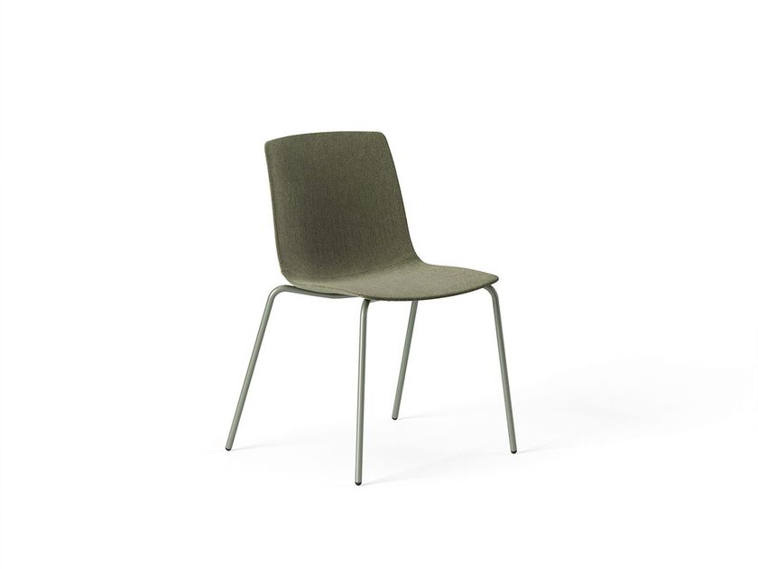 YO UPHOLSTERED Fabric reception chair By FREZZA