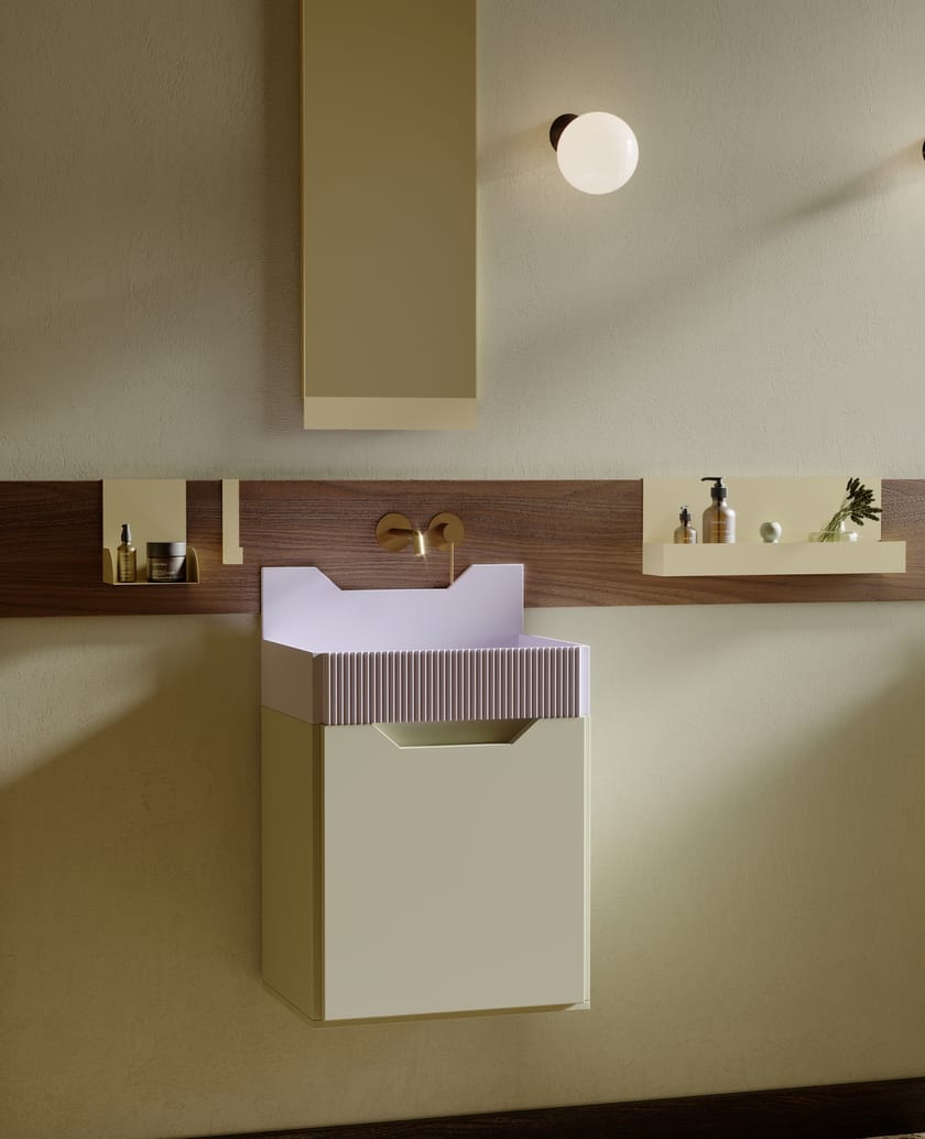 FRIEZE by Ex.t - Specchio bagno rettangolare da parete - 6