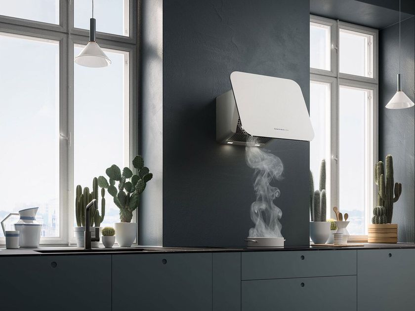 Modern Style Wall-mounted Powder coated steel Cooker hoods | Archiproducts