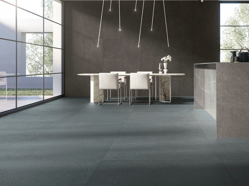 STEEL BLUE Wall tiles By Fiandre Architectural Surfaces