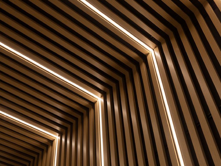 BATTENS LIGHT Ceiling panels By ForMe Design