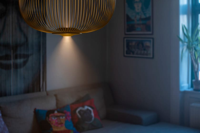 SPOKES 2 AMBIENT by Foscarini - Lampada a sospensione a LED in metallo e acciaio - 3