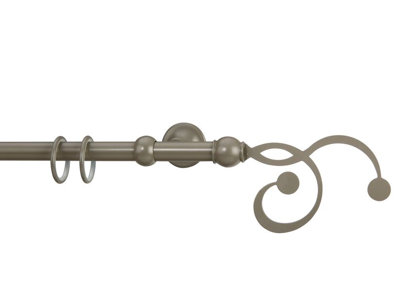 Kemmie Bastone Per Tende Telescopico 2,5 Cm Con Terminali A Urna – Lunghezza 182,9-365,8 Cm – Bronzo
