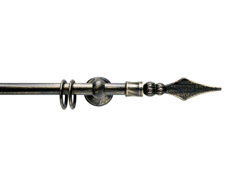 Kemmie - Asta per tenda da 2,5 cm, con tappo cilindrico, asta per tende a doppio tendaggio, lunghezza regolabile, 91,4-182,9 cm, nichel opaco