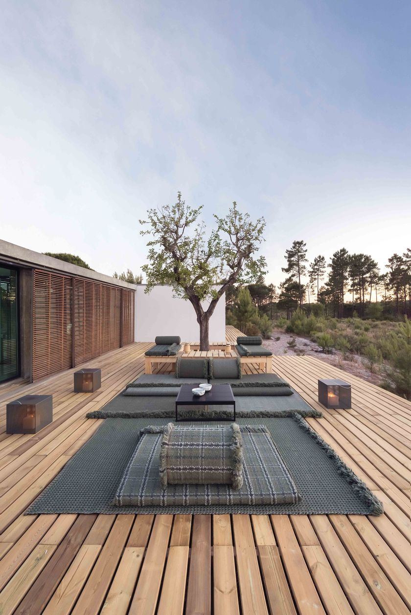 GARDEN LAYERS GREEN Rectangular rug By GAN design Patricia Urquiola