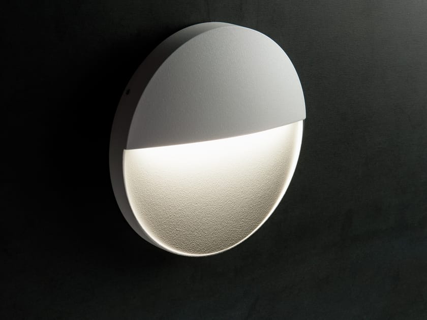 Die cast aluminium outdoor wall lamp / steplight GEO ROUND By SOVIL