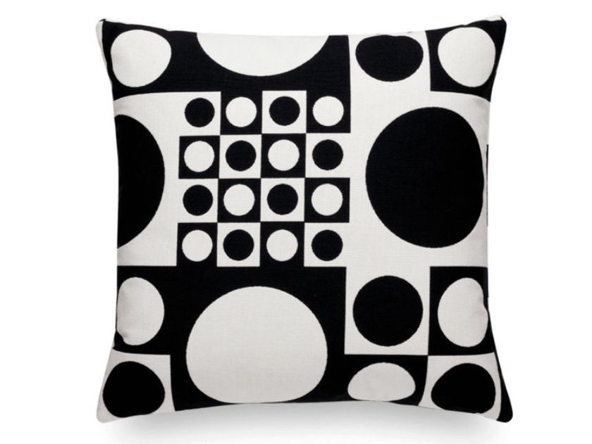 S4SASSY – Federa Per Cuscino Quadrato In Velluto Nero E Argento, 30,5x30,5 Cm – Artigianale Con Sequenze, Chiusura Cerniera
