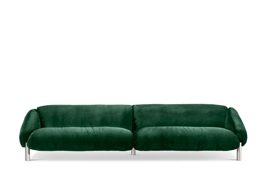 FLO by GHIDINI1961 - Divano in velluto a 4 posti - 8