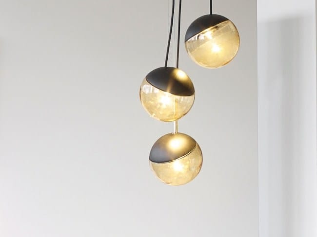 LED direct-indirect light pendant lamp GIBBO By Delta Light