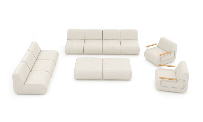 GIN | Armchair with armrests Gin Collection By Punt design Terence Woodgate