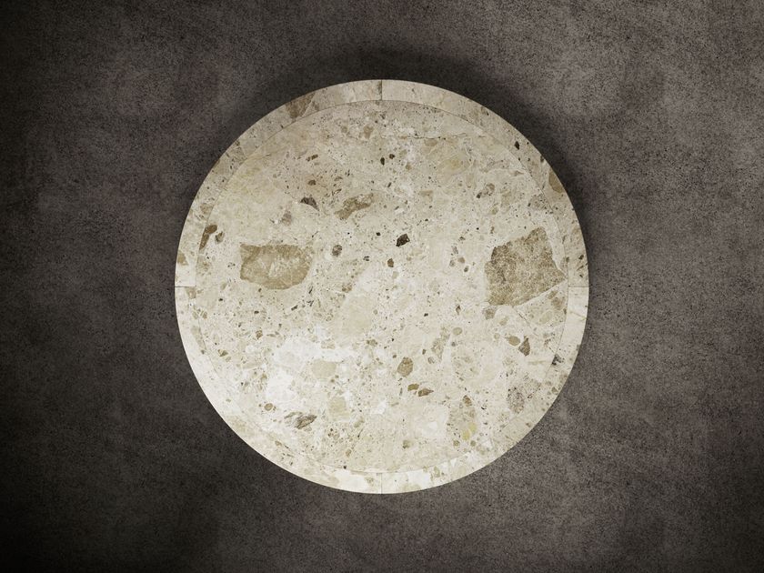FOR NO ONE Round marble table By GIOPAGANI