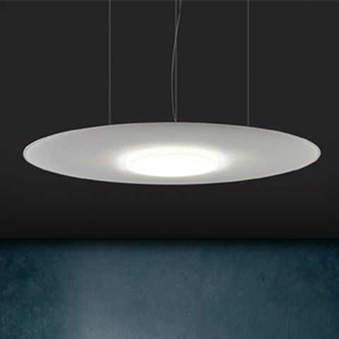 Giotto Lux Caimi - pannello fonoassorbente sospeso con illuminazione LED