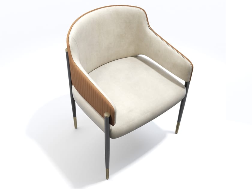 GIULIETTE by Capital Collection - Sedia imbottita in tessuto con braccioli - 4