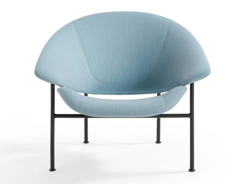 GLIDER Fabric armchair By Artifort