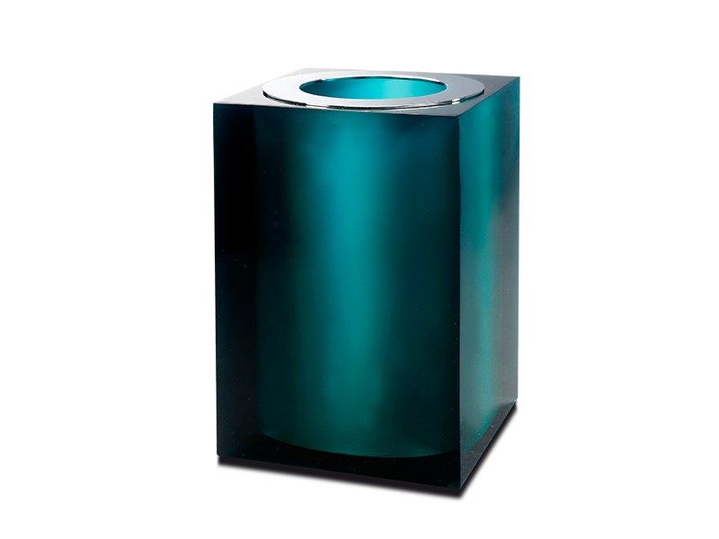 GLOSS | Resin bathroom waste bin By Vallvé