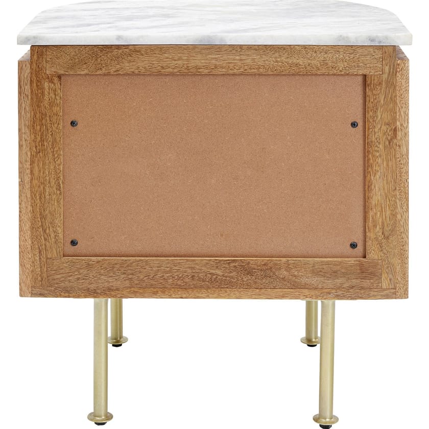 GRACE Solid wood bedside table with drawers By KARE Design