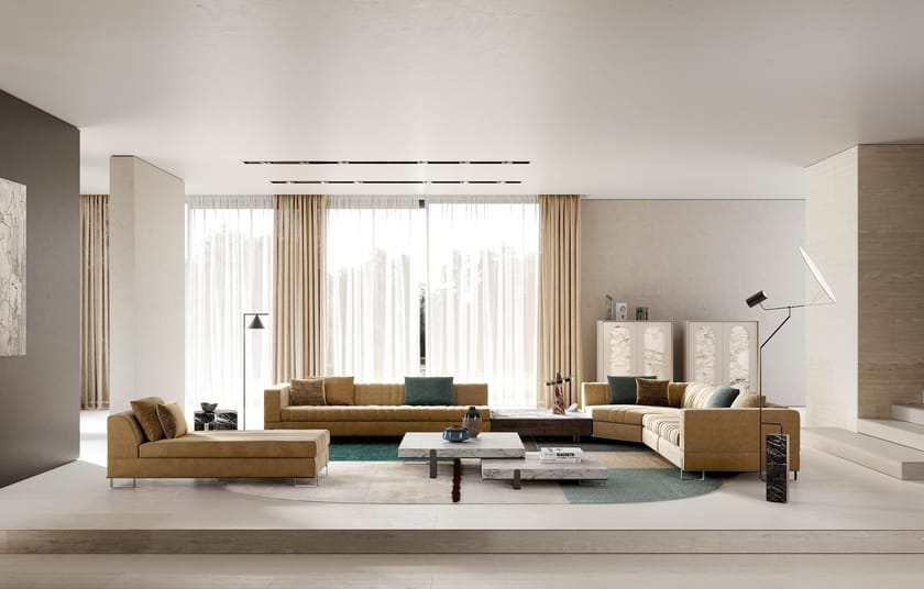 GRAND .23-Q by Capital Collection - Tavolino basso quadrato in marmo - 13
