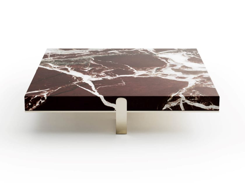 GRAND .23-Q by Capital Collection - Tavolino basso quadrato in marmo - 8