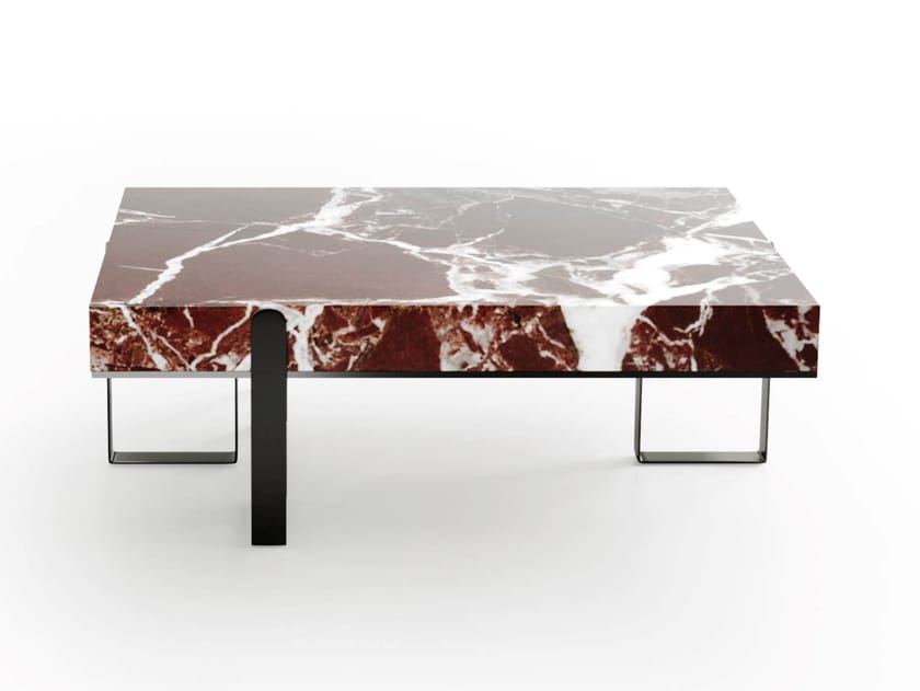 GRAND .23-R by Capital Collection - Tavolino basso rettangolare in marmo - 7