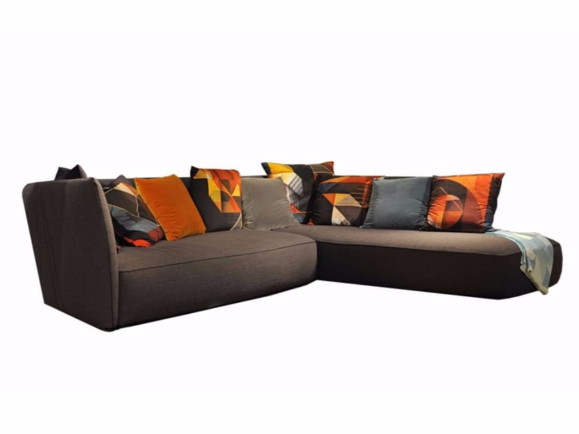 Corner fabric sofa GRAPHER By ROCHE BOBOIS design Soressi
