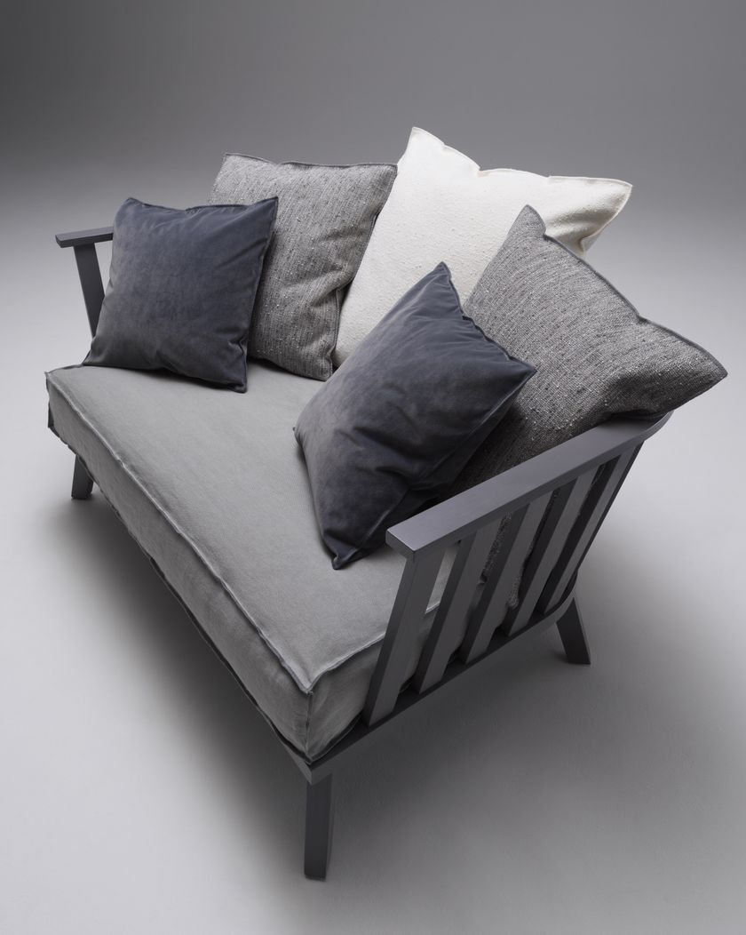 Gray 05 - canapé 2 places tissu personnalisable - Vue supplémentaire 3