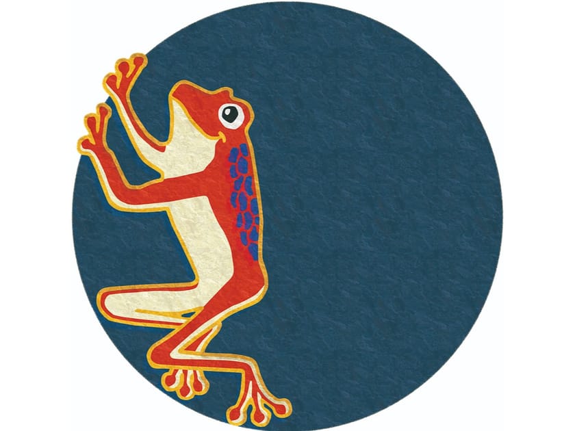 LA GRENOUILLE by Un Tapis à Paris - Tappeto rotondo in cotone per bambini - 3