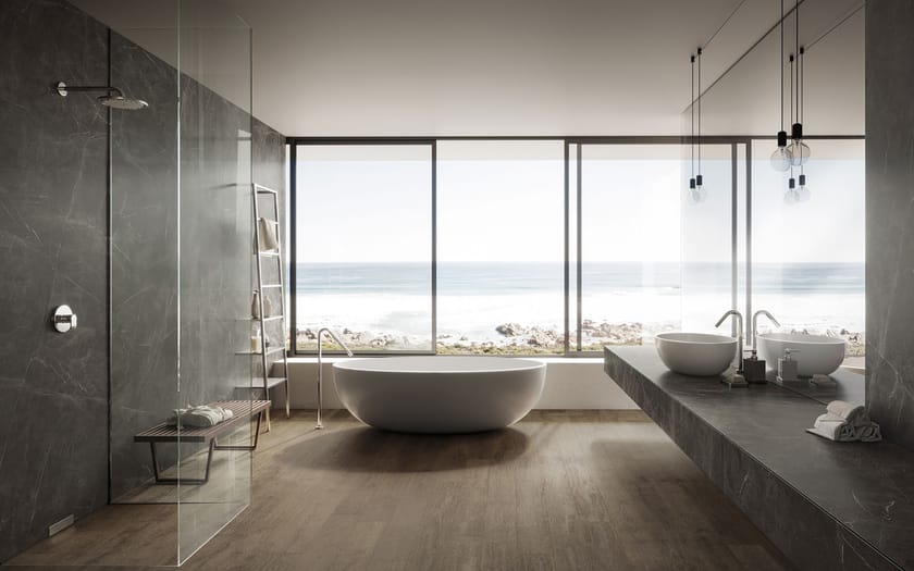 GREY STONE by Atlas Plan - Rivestimento in gres porcellanato effetto marmo - 2