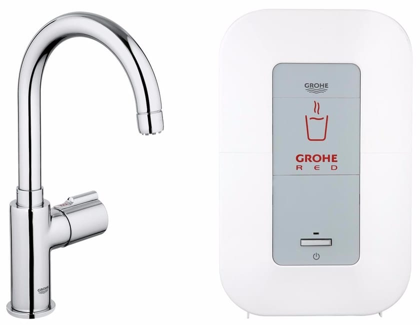 Chromed brass Hot Water Dispenser GROHE RED® MONO By Grohe