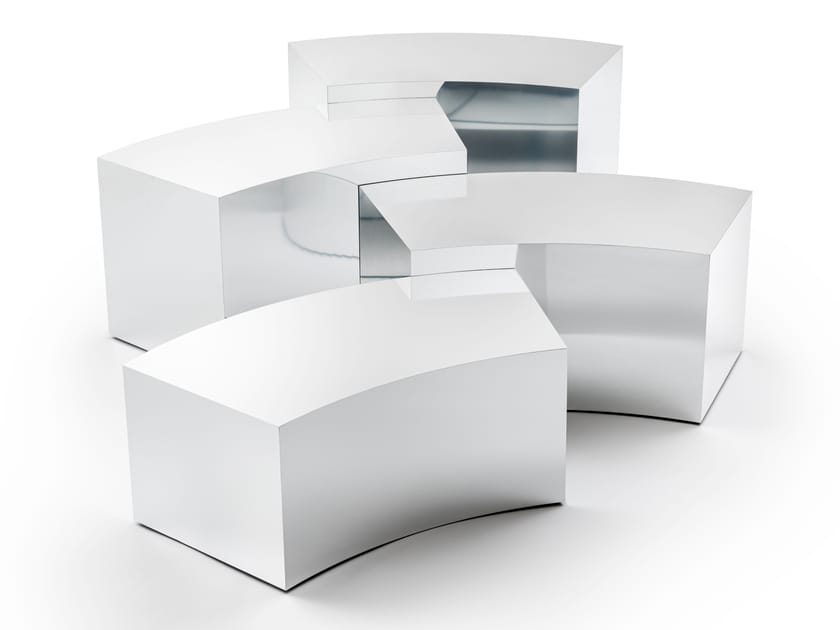 ARCH by Gallotti&Radice - Tavolino basso in alluminio - 3