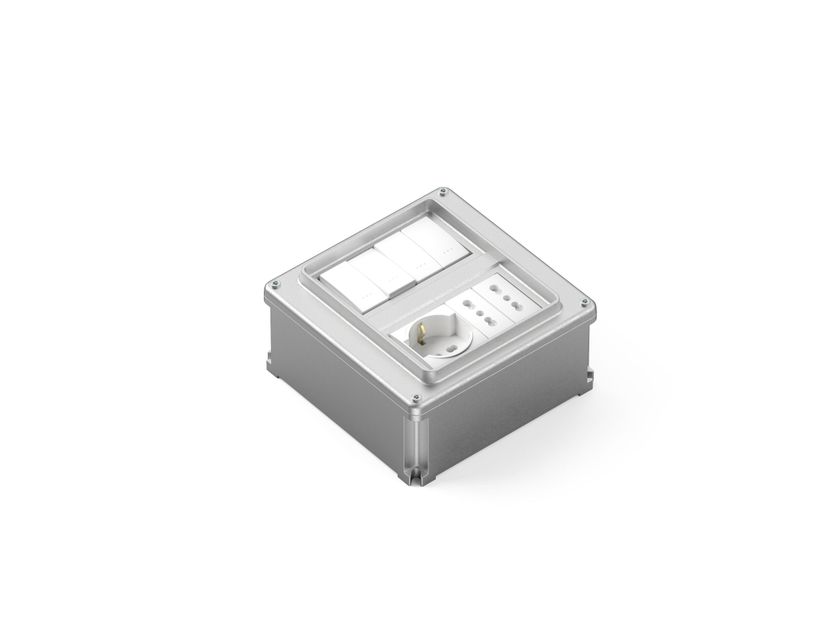 10 Scatole Da Incasso BG Metallo Singola 1 Gang 25 Mm Per Prese E Interruttori