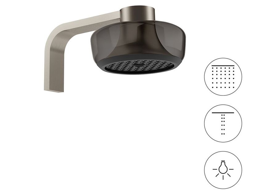 SENSAZIONI PF57406 Soffione doccia a LED a pioggia a muro By Gessi