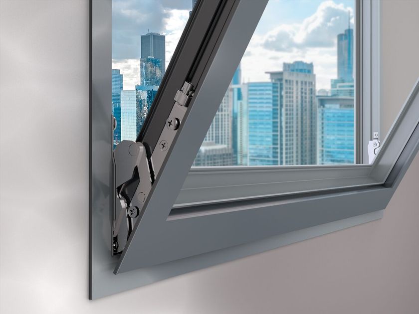C.H.I.C. BOTTOM HUNG Concealed window hinge By Giesse
