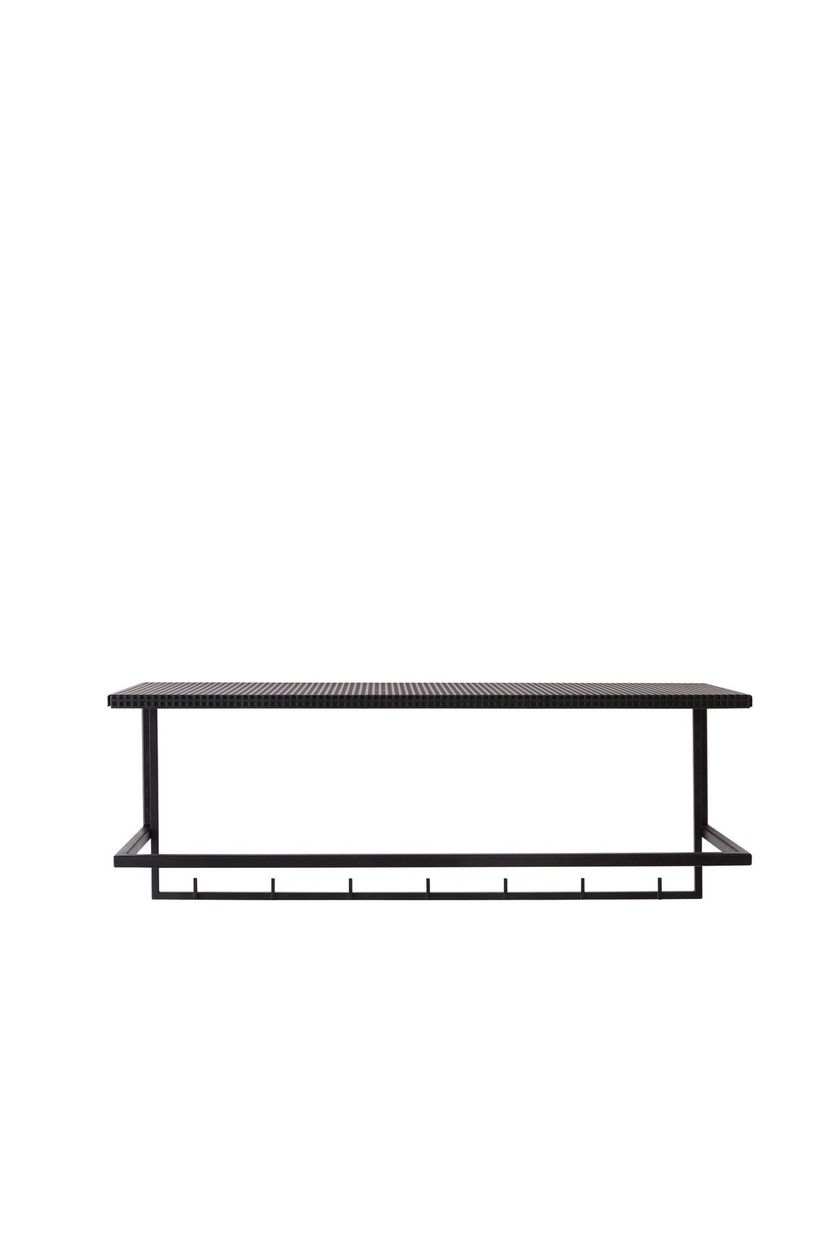 GRID Wall-mounted steel coat rack By Kristina Dam Studio