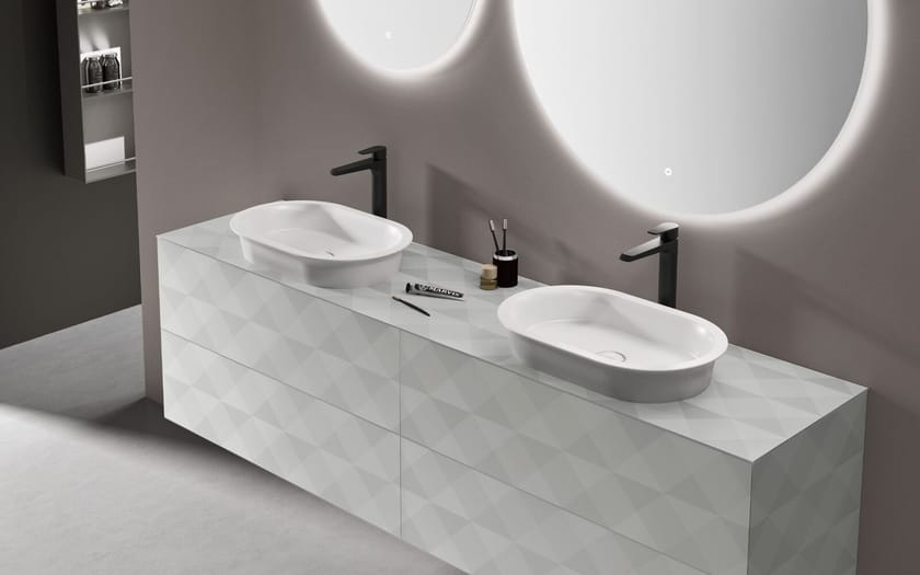 ECLIPSE ECL02 by Gruppo Geromin - Mobile bagno sospeso con cassetti - 2