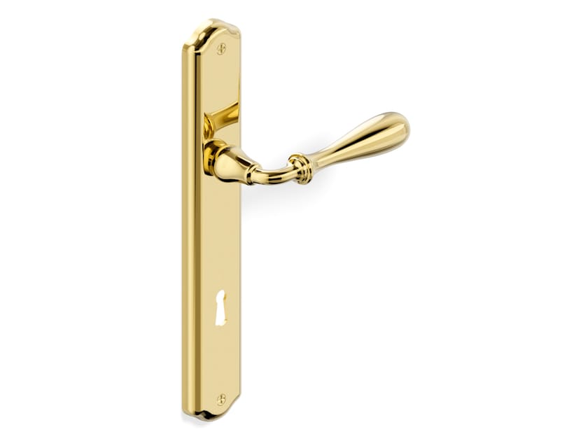 Product photograph of H1004 Antares Door Handle On Back Plate from Archiproducts UK