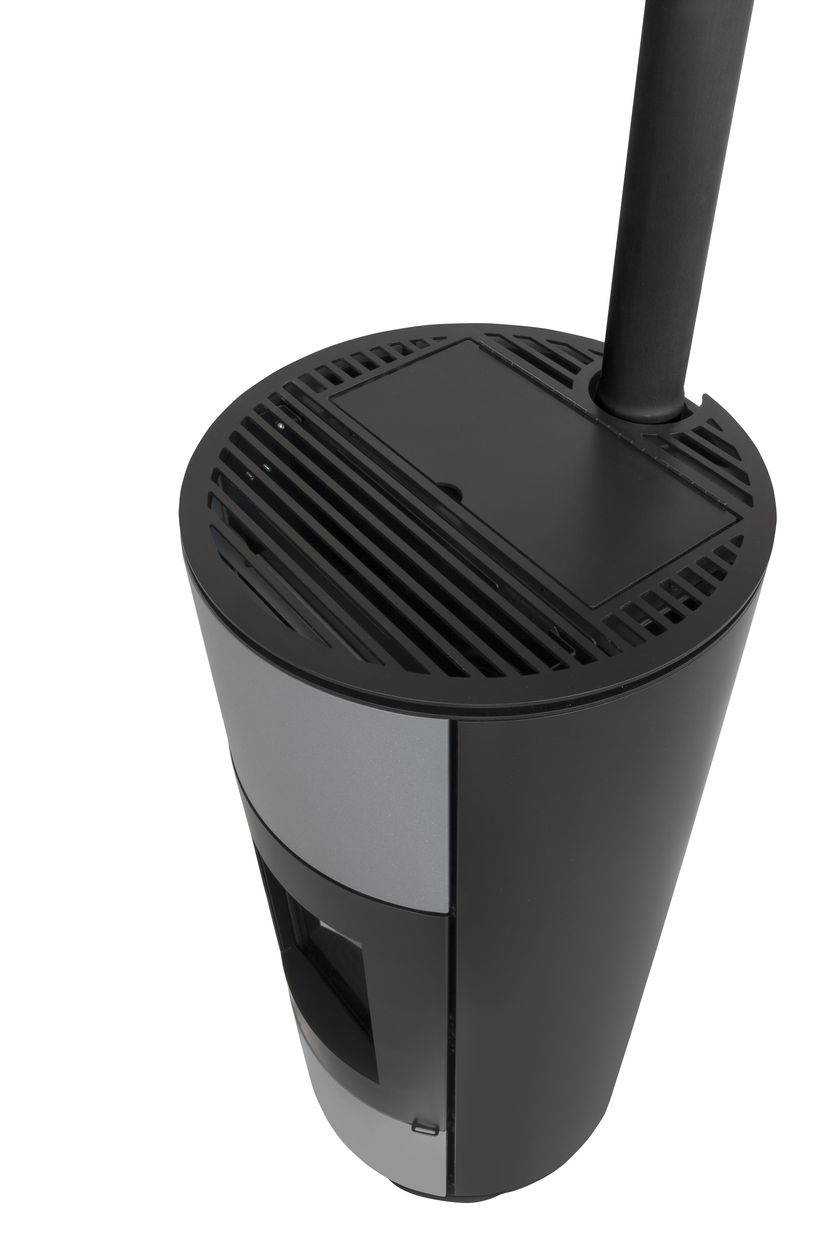 Pellet powder coated steel stove HALO By MCZ