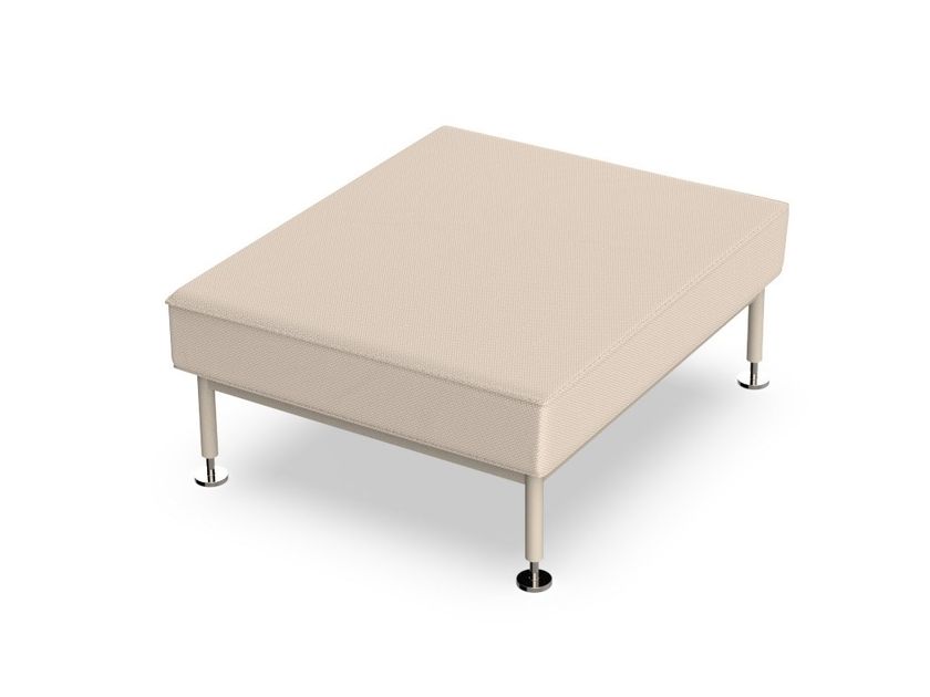 Pouf da giardino quadrato in tessuto HAMPTONS | Pouf da giardino ...