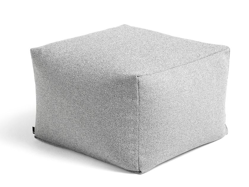Pouf quadrato in tessuto HAY - POUF GREY SPRINKLE By In Stock