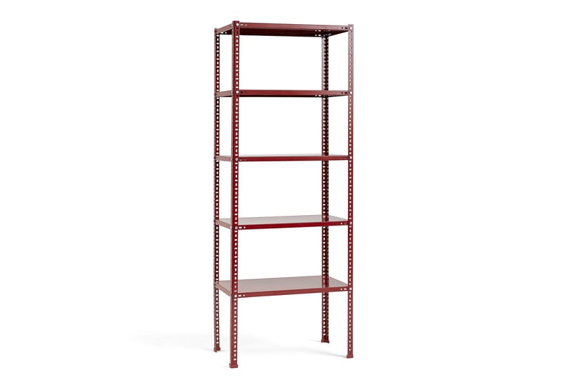 Open powder coated steel shelving unit HAY SHELVING UNIT By Hay