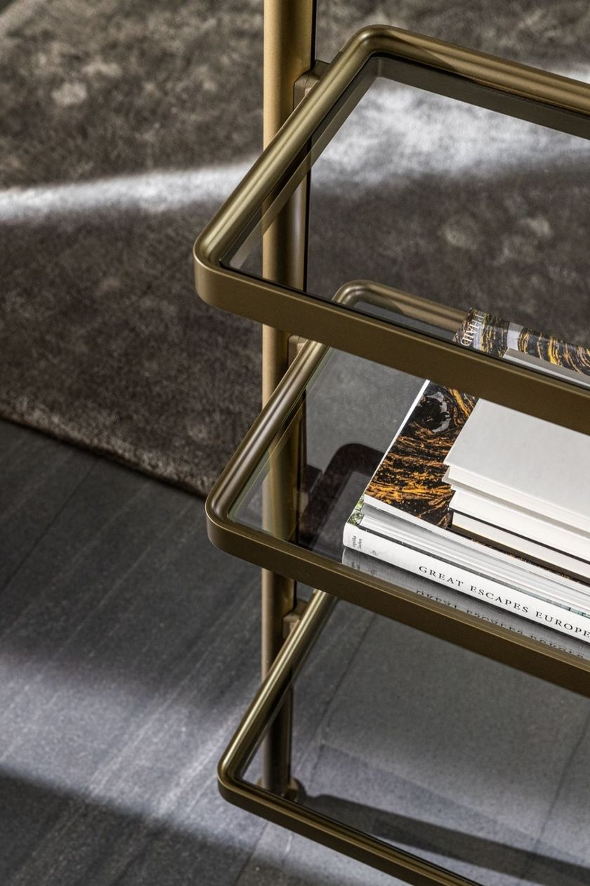 Sectional modular bookcase HECTOR By Molteni & C. design Vincent Van Duysen