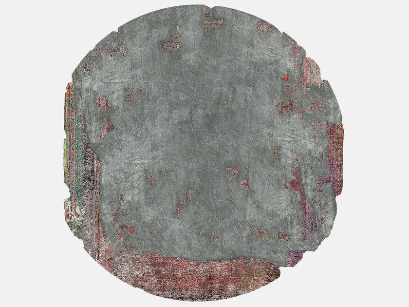 OAK POINT DR (CAHUENGA EDIT) ROUND Handmade custom rug By HENZEL STUDIO ...