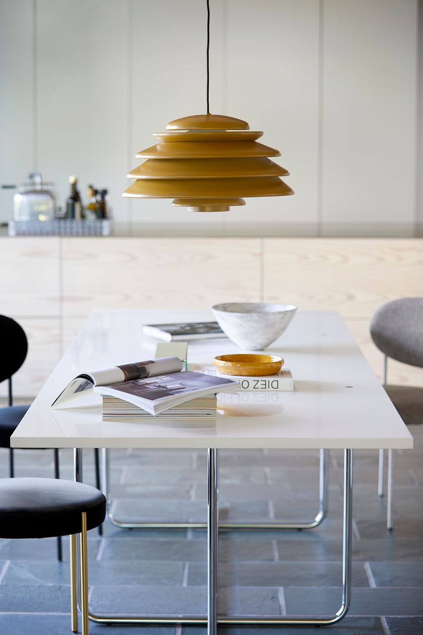 Aluminium pendant lamp HIVE By Verpan design Verner Panton
