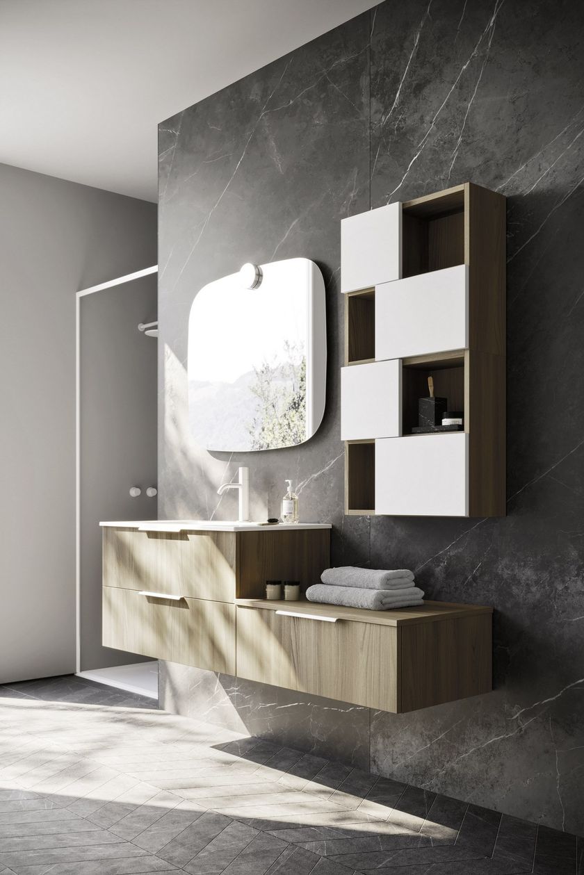 HO.ME PLUS LISCIO 45 by Arbi Arredobagno - Arredo bagno completo - 2