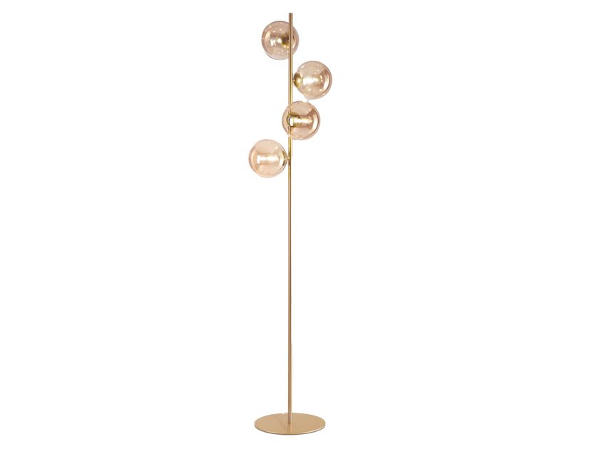LEPOWER Lampada Da Terra Moderna A LED 9W Con Luci Lettura 5W Regolabili - 3000K Calda, Metallica
