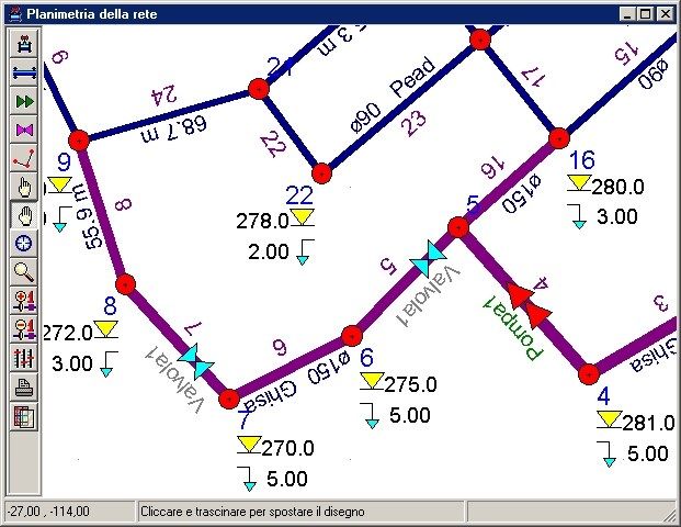 Calcul du réseau hydraulique HYDRONET By NEWSOFT