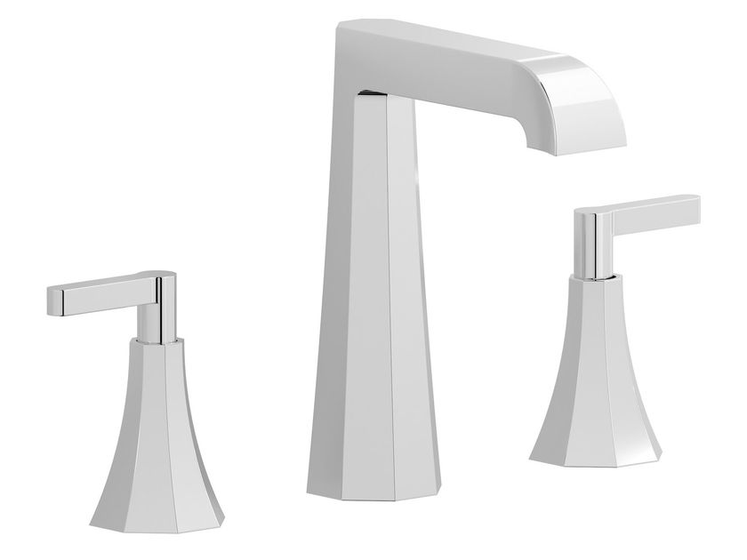 Hurran Rubinetto Lavabo Bagno Nero Opaco 3 Fori Con Scarico Pop-Up E Beccuccio Girevole 360°