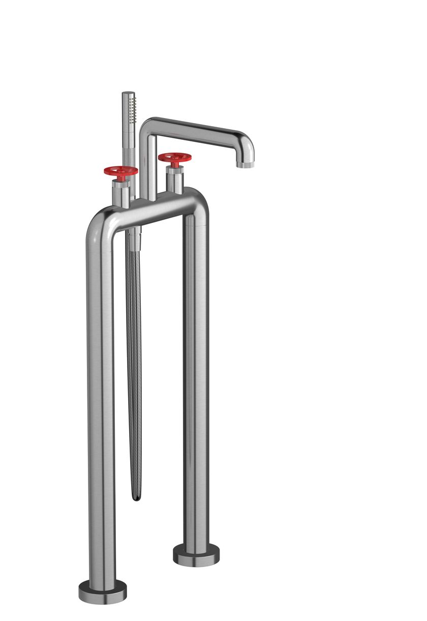 BOLD ROUND B1700 by IB - Rubinetto per vasca da terra esterno con doccetta - 26