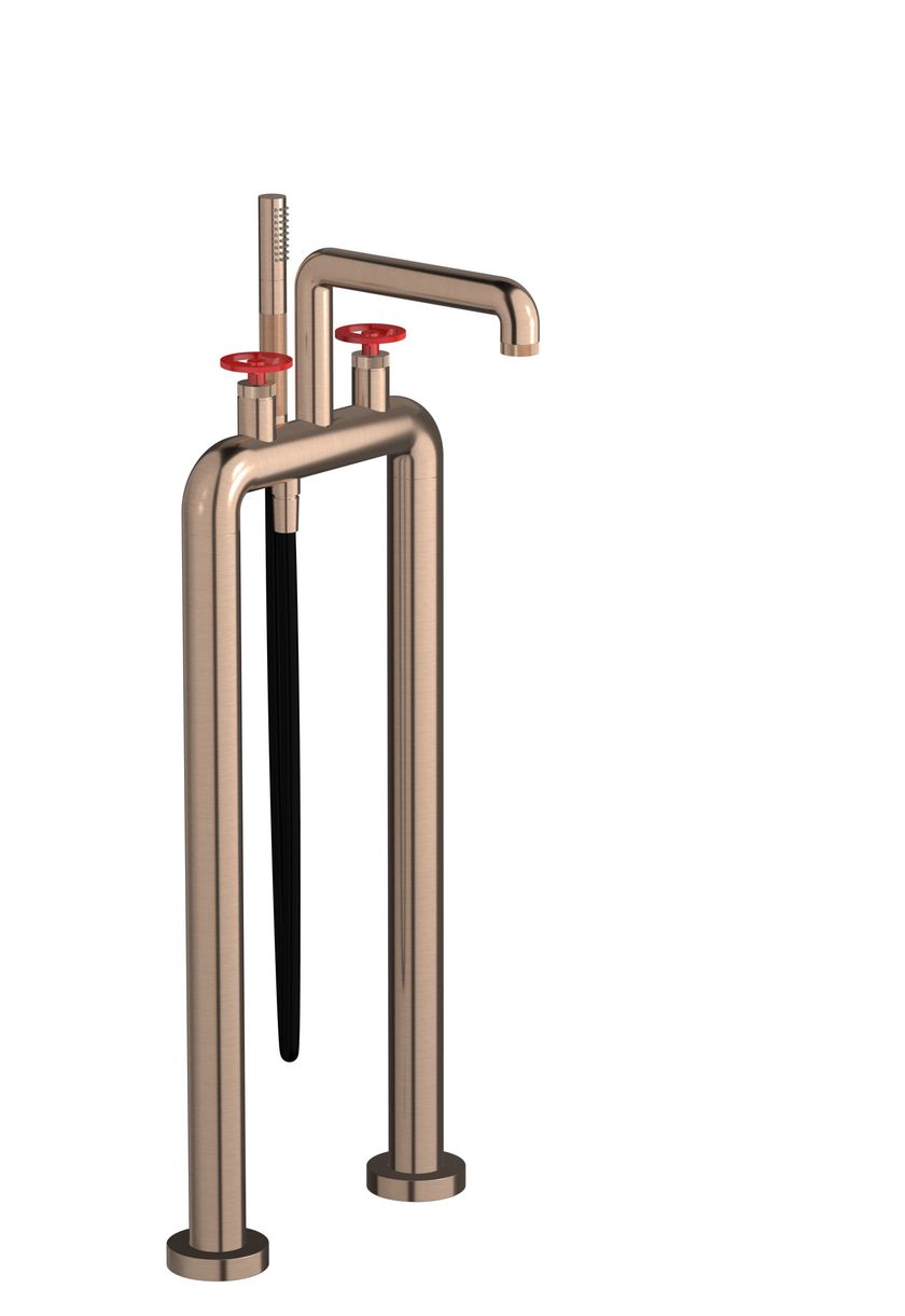 BOLD ROUND B1700 by IB - Rubinetto per vasca da terra esterno con doccetta - 24