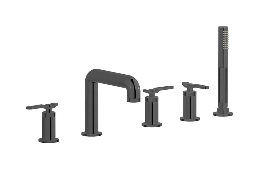 BOLD LEVER B2396 by IB - Rubinetto bordo vasca da incasso con doccetta - 5